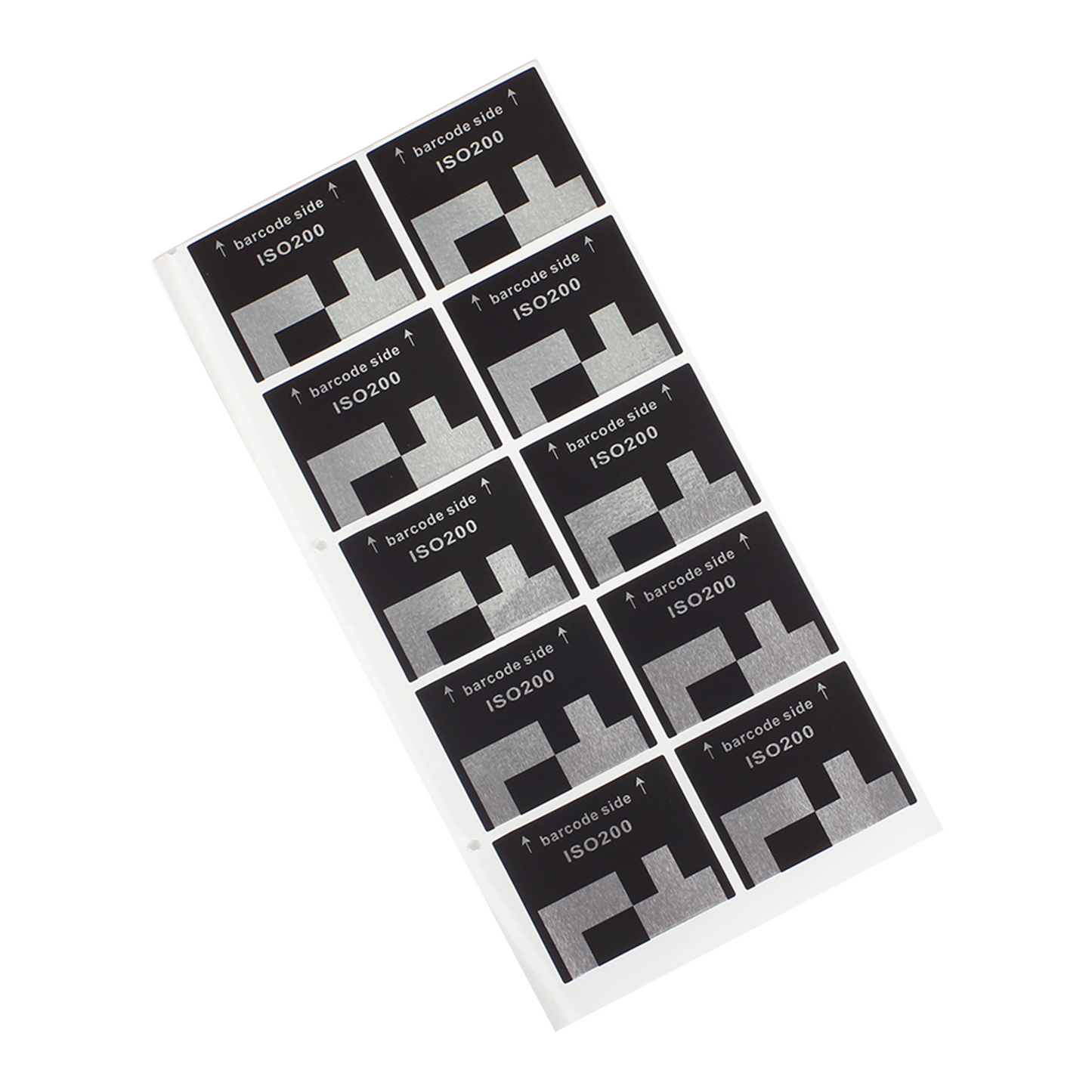 10 Seiten 135 35-mm-Handrollen-Massenschwenkfilm DX-Code DX-kodiert ISO100 50 250 400 500 Etikettenaufkleber Auto-ISO DIN ASA erkannt