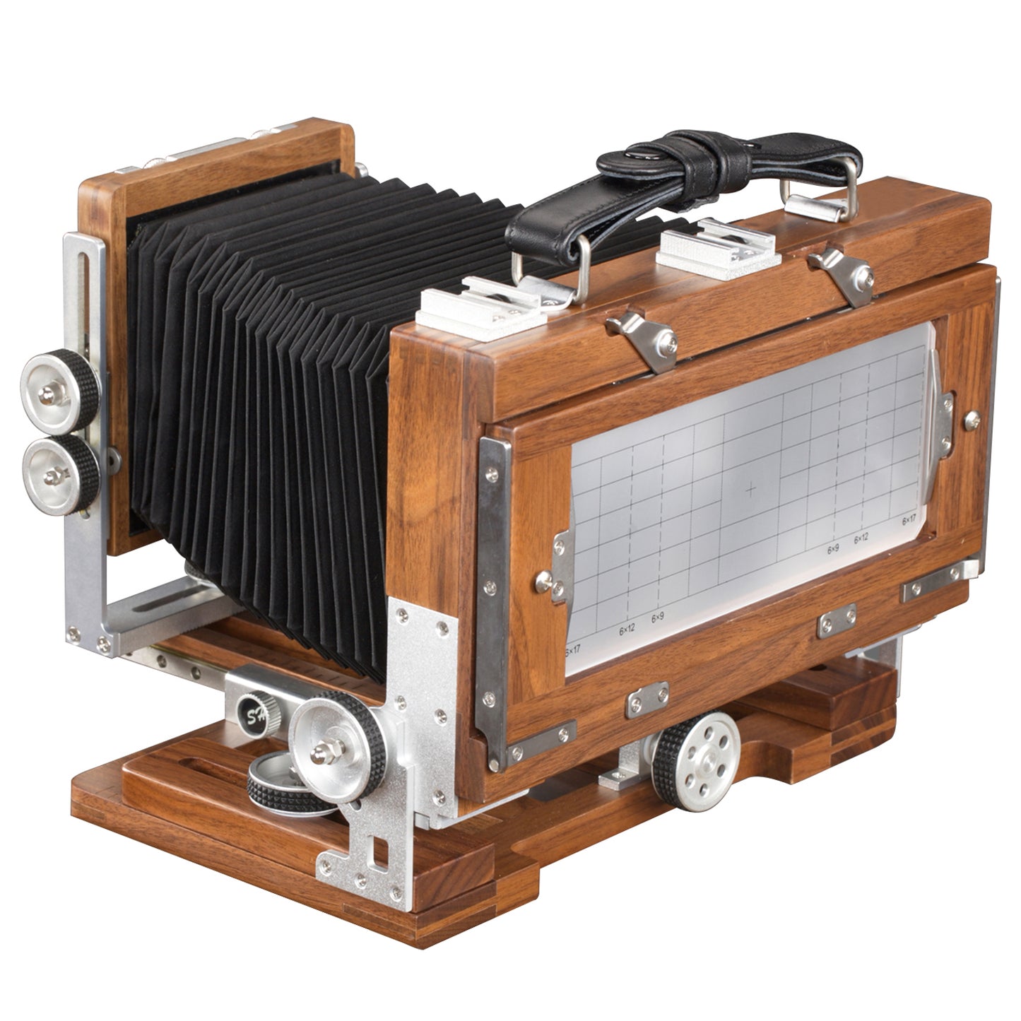 Shen Hao PTB617 Black Walnut Wood Film Camera 6x17cm Large Format Panorama with Film Back