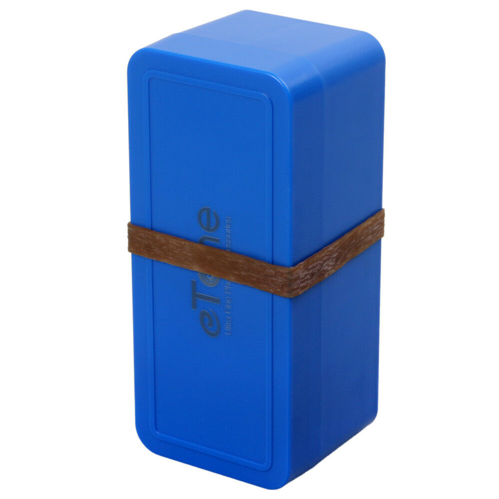 NEW Film Storage Box Case Container Blue For 120/220 135 Films With Rubber Bands