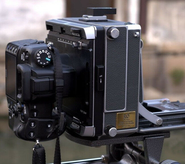 Digital Back Slide Adapter For Sony E-Mount AR7 A6000 NEX-5 RX1 Digtal to 4x5" Camera