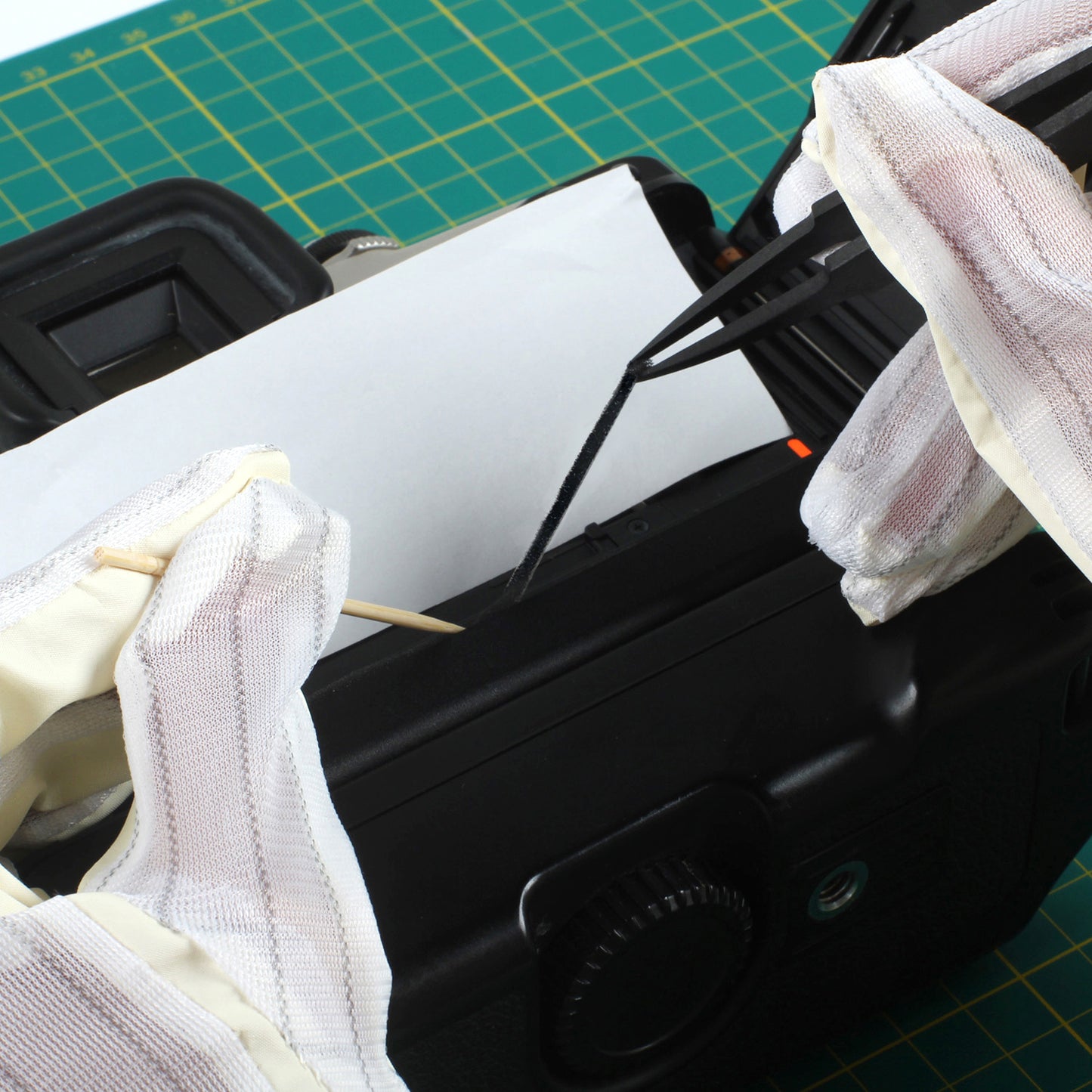 Self Adhesive Baffle Flannel 100x200x2mm Camera Panorama Film Back Graflock Back Repair Mirror Damper Light Seal Light Proof Kit