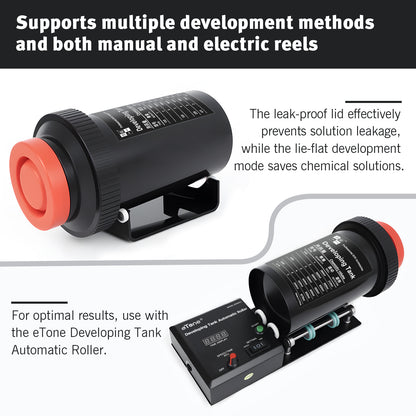 Film Develop Tank 3 Spiral Reels with Buckle Separator 120 127 135 B&W Color Negative Darkroom Processing Processor