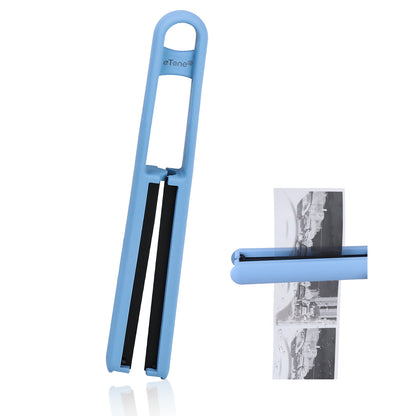 eTone Film Squeegee for 35mm 135 120 4x5 Film, Soft Silicone Blades, Streak-Free Wiping Negative Film Blue Green