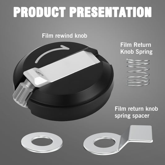 Replacement OEM Nikon Film Rewind Knob Repair Assembly Part for FM/FE/FM2/FE2/FA/FM3A Series Camera