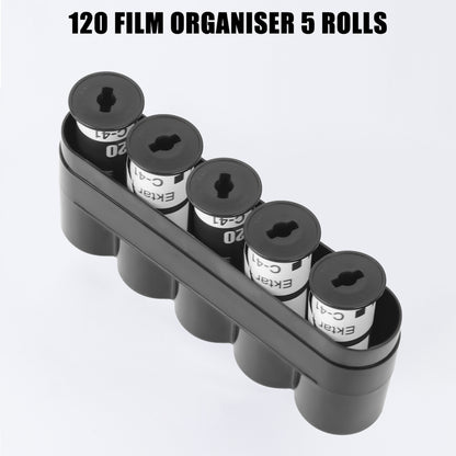 Hard Plastic Film Container Storage Case Box For 5 rolls 120 B/W Color Medium Format Film