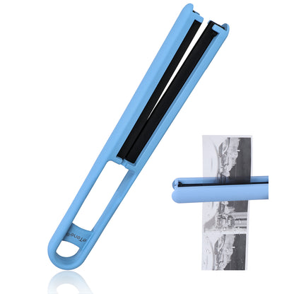 eTone Film Squeegee for 35mm 135 120 4x5 Film, Soft Silicone Blades, Streak-Free Wiping Negative Film Blue Green