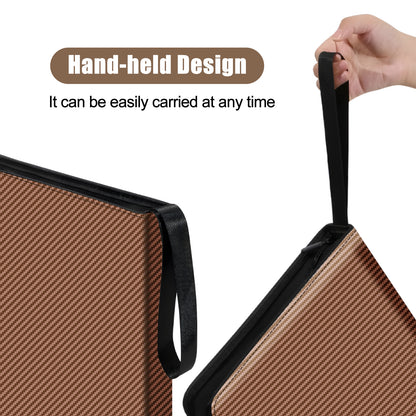Brown L Size Photo Ring Binder Zipper Album 120 6x6 6x7 Acid-free Film Negative Storage Page
