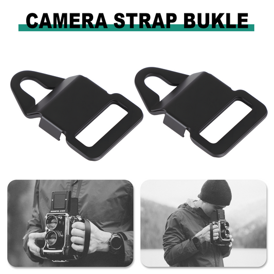 2x Matte Black Strap Clips Lugs Adapter Buckle For Fujica GL690 Contax 645 Kiev-60 120 Camera