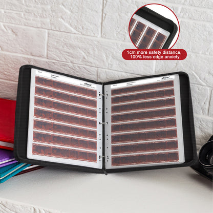 Film 3 Ring Binder Archival Storage Photo Album For Print File 120 135 35mm 4x5 Negative Sleeve Large Size