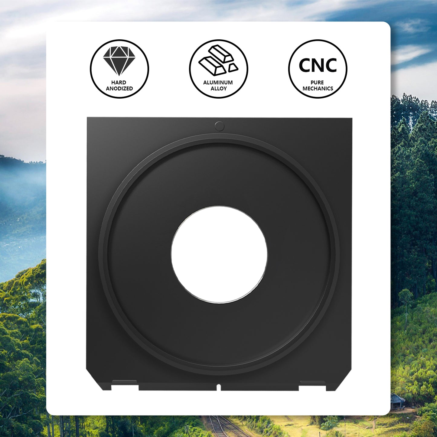 Compur Prontor Copal #0 Center Hole Lens Board For Linhof Wista Ebony Tachihara Chamonix Shen Hao