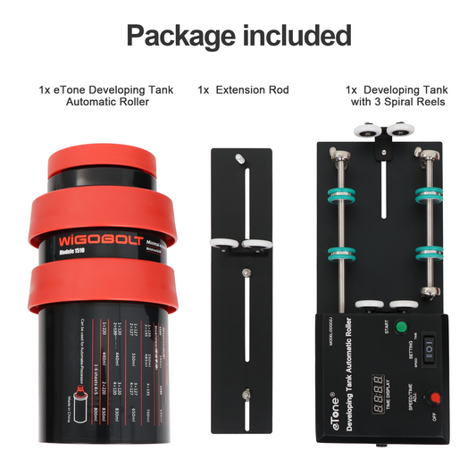 Automatic Darkroom Film Processor Machine For Jobo AP+ 3 Spirals Developing Tank