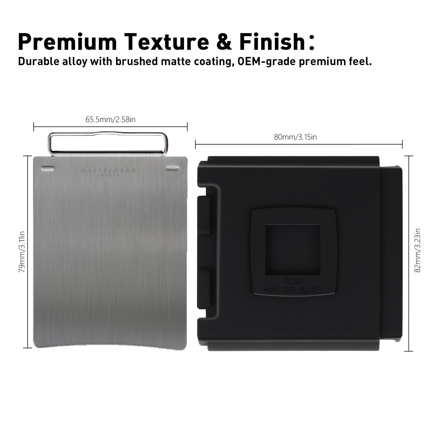Hasselblad Film Magazine Dark Slide + Dark Slide Holder for 500CM/503CW/555ELD/A12/A16/A24