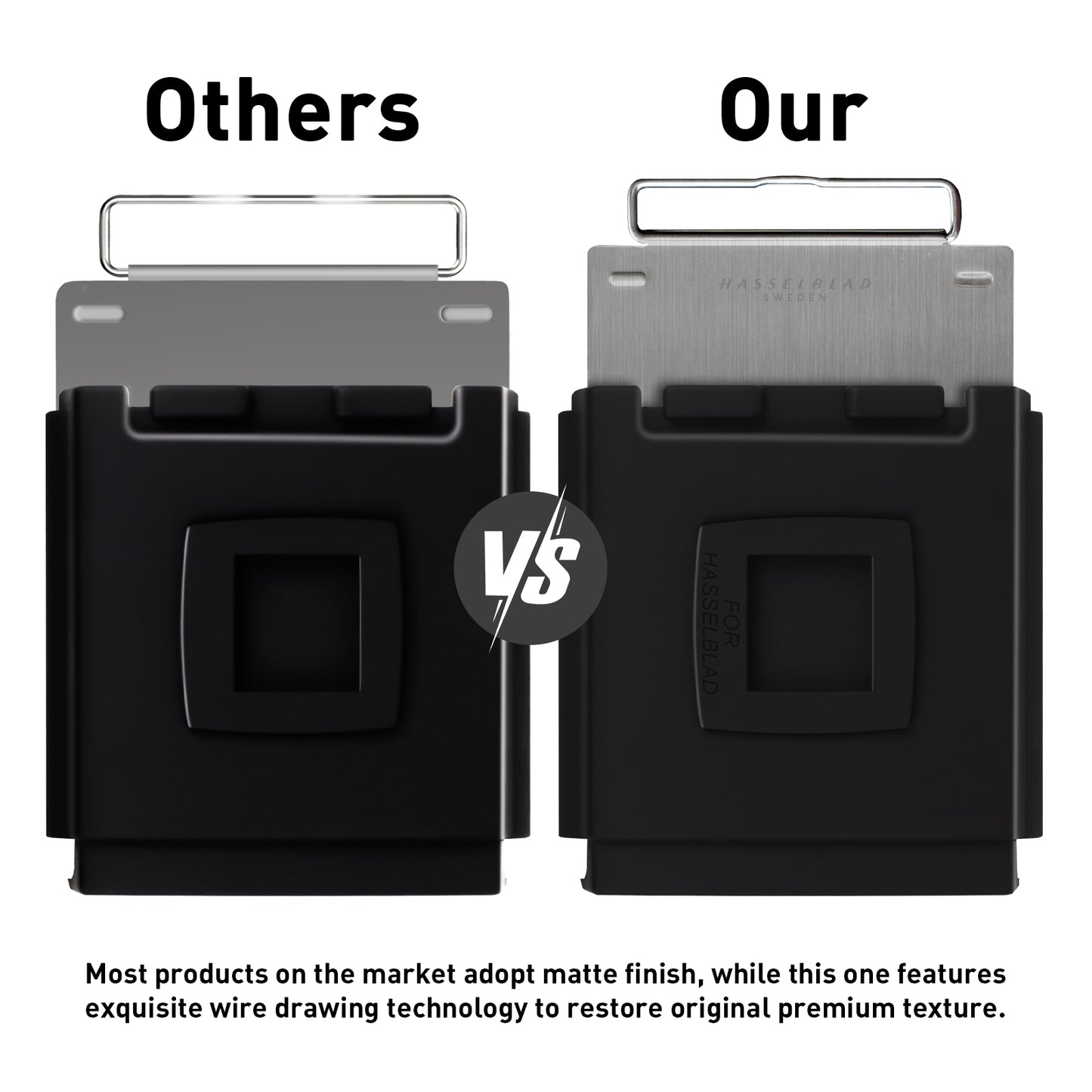 Hasselblad Film Magazine Dark Slide + Dark Slide Holder for 500CM/503CW/555ELD/A12/A16/A24