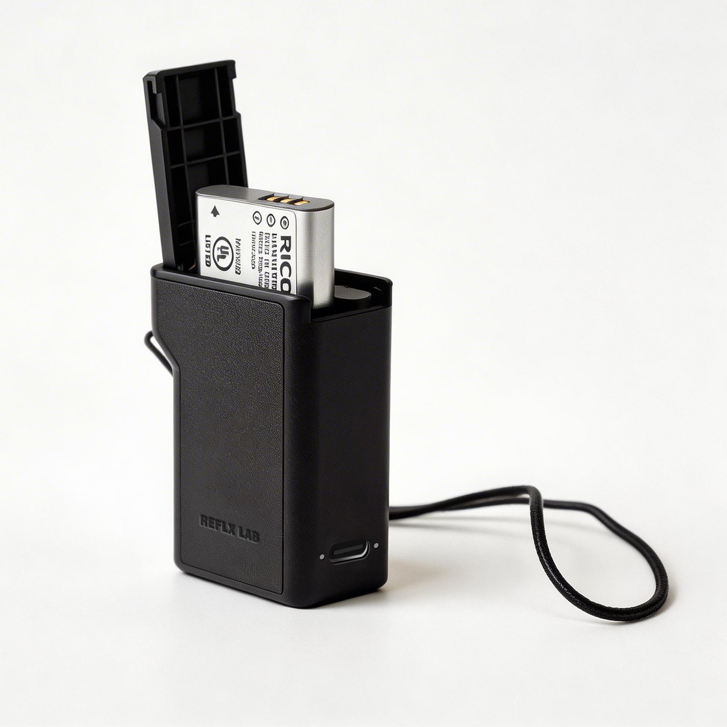 3-in-1 Battery Charging Storage Box Case for Ricoh Ricoh GR3 HDF GR3X HDF Olympus SP-100EE SH-2 DB-110 LI-92B