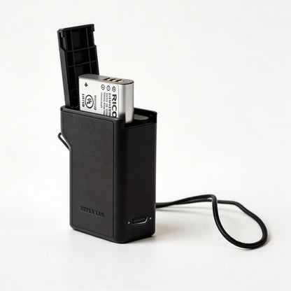 3-in-1 Battery Charging Storage Box Case for Ricoh Ricoh GR3 HDF GR3X HDF Olympus SP-100EE SH-2 DB-110 LI-92B