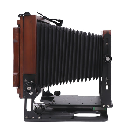 New Munewca 4X5'' Large Format Teak Wood Field Folding Film Camera With Ground Glass