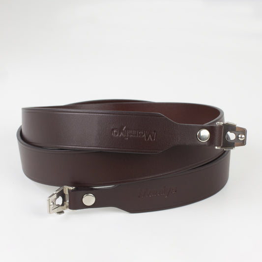 35mm Wide Leather Neck Shoulder Strap For Mamiya M645 1000S C220F C330 C330S