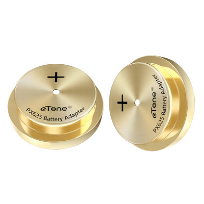 4Pcs Brass Metal Battery Adapter LR44 to PX625,PX13,MR9,LR9,V625U,S625PX,MRB625