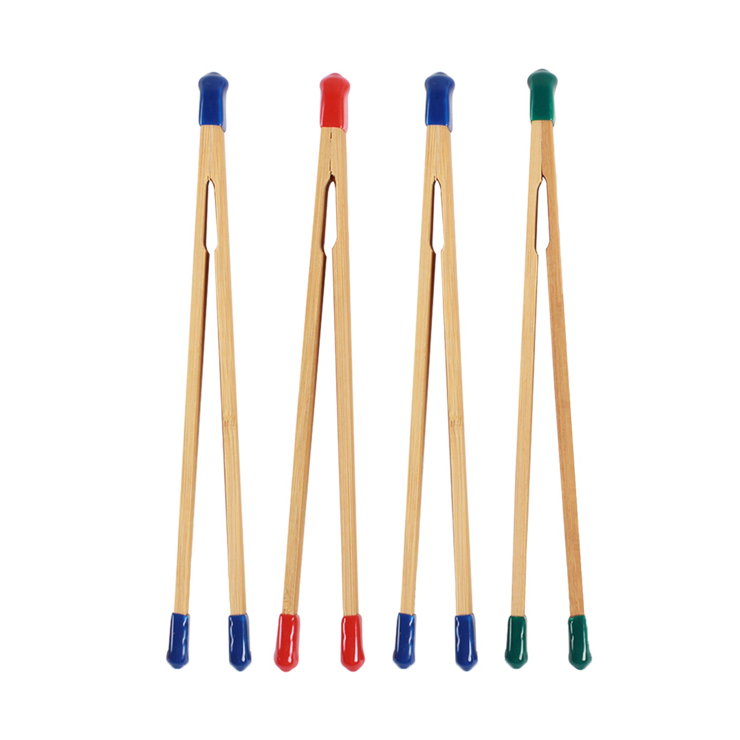 4x Bamboo Print Photography Darkroom Tongs Tweezers Set Negative Film Developing