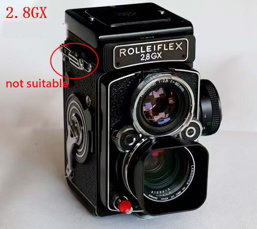 2X Shoulder Carrying Neck Strap Adapter Clip Lugs For Rollei Rolleiflex 6000 6001 6003 6008 2.8GX