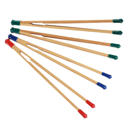 4x Bamboo Print Photography Darkroom Tongs Tweezers Set Negative Film Developing