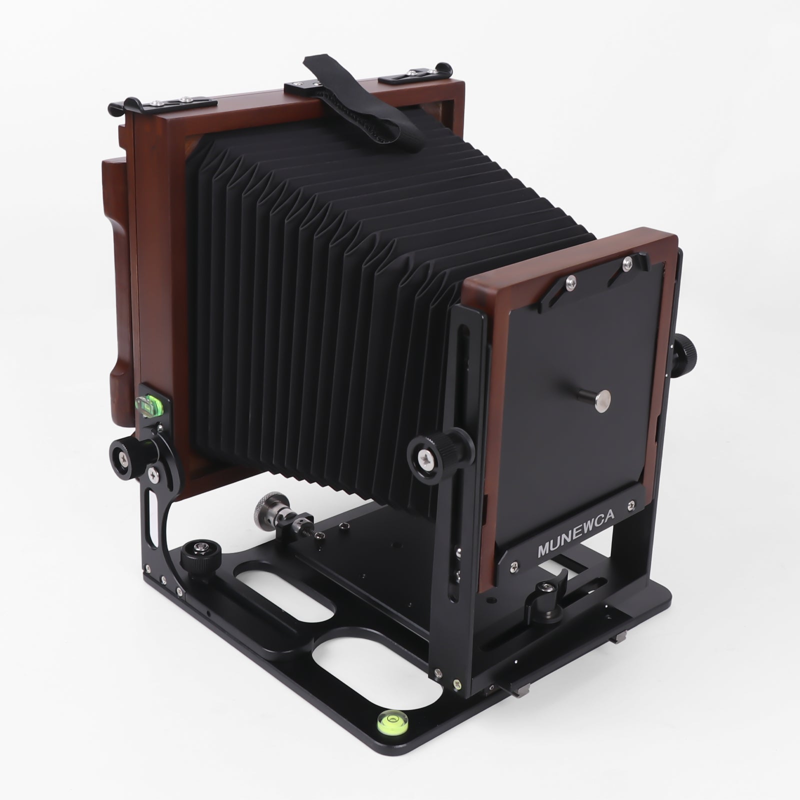 New Munewca 4X5'' Large Format Teak Wood Field Folding Film Camera