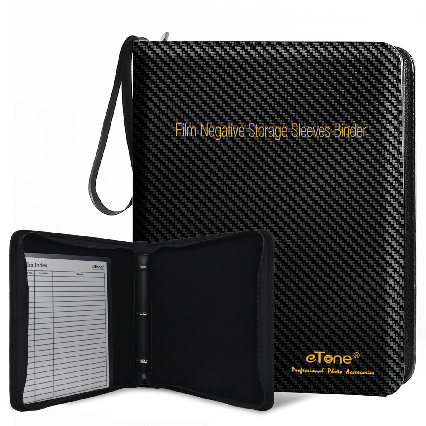 Film 3 Ring Binder Archival Storage Photo Album For Print File 120 135 35mm 4x5 Negative Sleeve Large Size