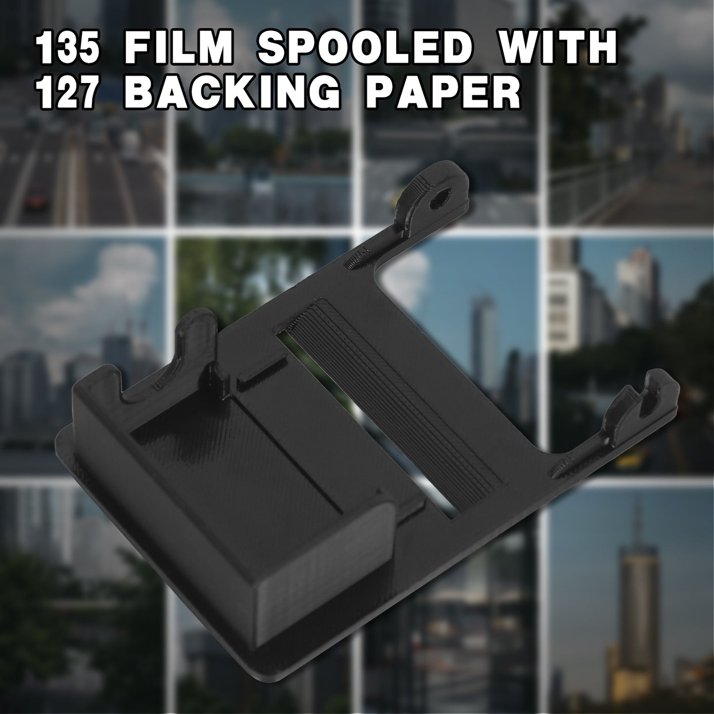 eTone 35mm 135 Film To 127 Backing Paper Film Spool Reload Dispenser Converter Tool