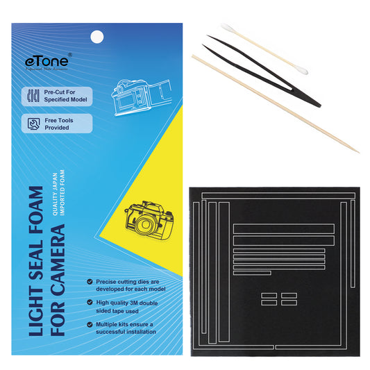 Pre-cut Custom Light Seal Foam Sponge Kits For Mamiya M645/M645 J/M645 1000S Cameras