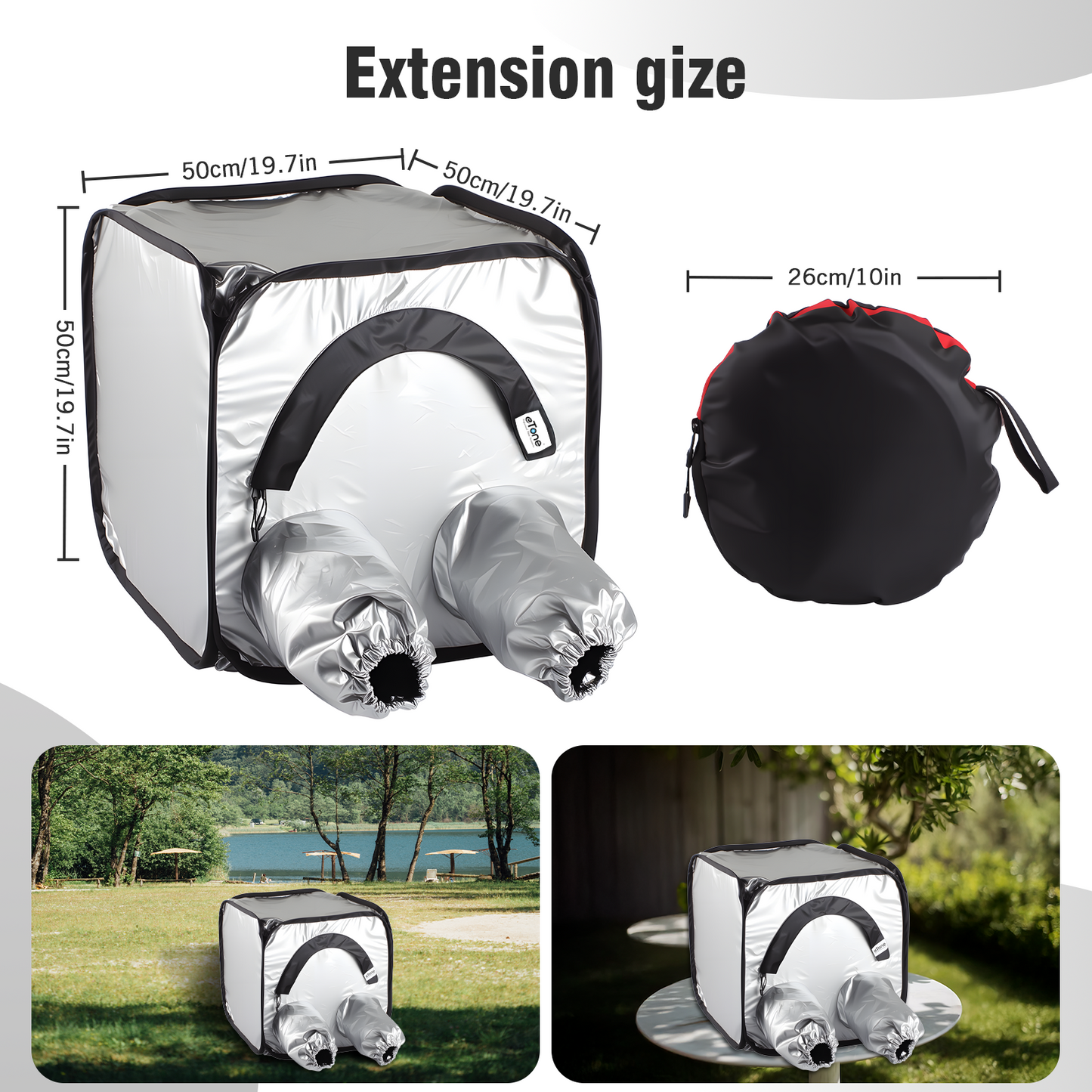 Borsa per tenda per caricamento pellicola per cambio pellicola per camera oscura di grande formato per lo sviluppo negativo della fotocamera 4x5 5x7