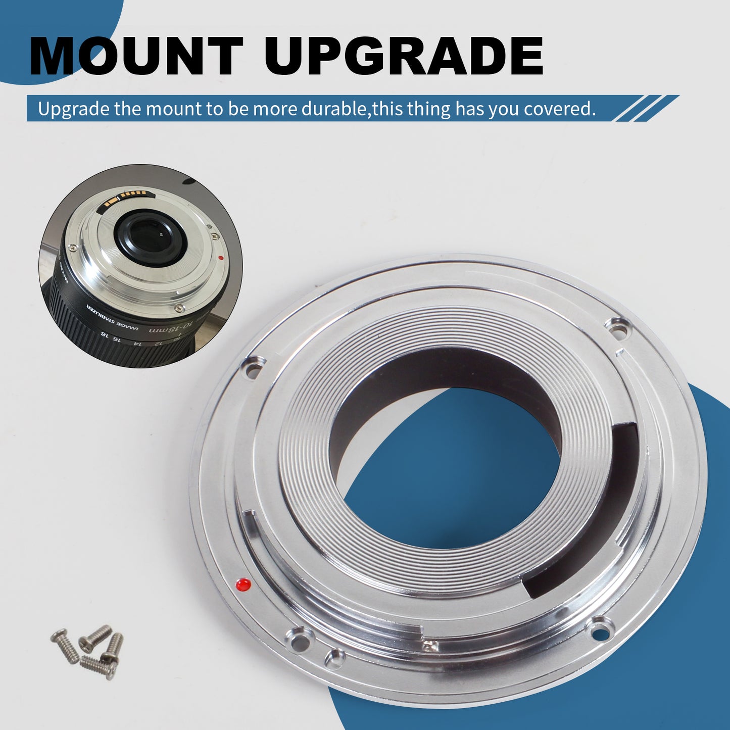 Metal Bayonet Adapter EF-S To EF EOS Mount For Canon 10-18mm f/4.5-5.6 IS Lens Canon EFS10 18mm Adapter
