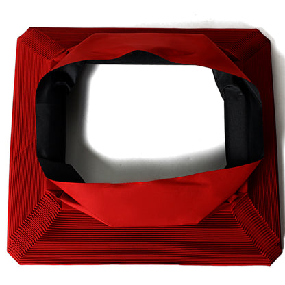 Soffietto professionale realizzato in rosso o nero per fotocamera di grande formato Gundlach Korona 8x10".