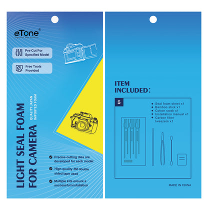 Premium Pre-cut Custom Light Seal Foam Sponge Kits For Minolta Hi-Matic 7 7S 7S II