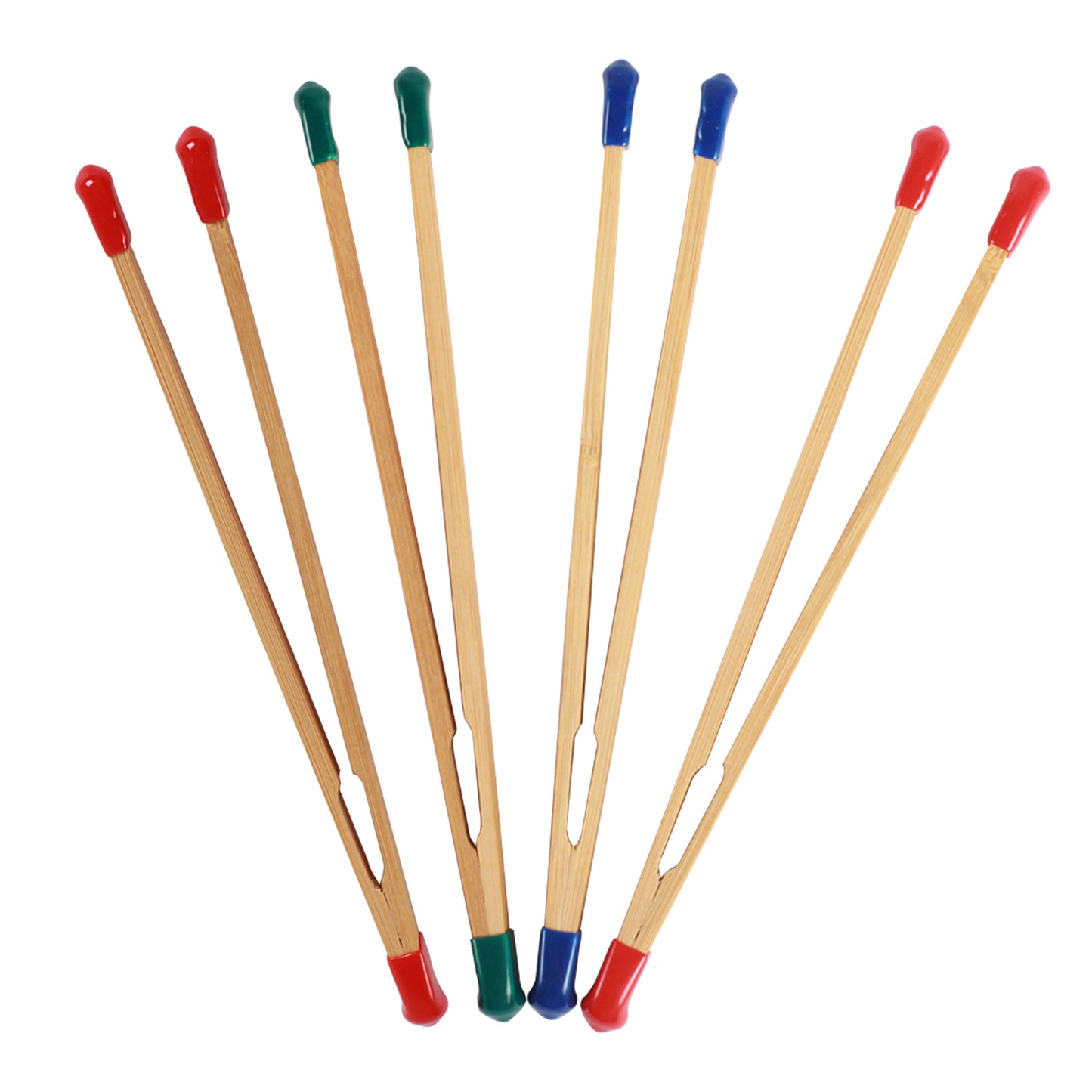 4x Bamboo Print Photography Darkroom Tongs Tweezers Set Negative Film Developing