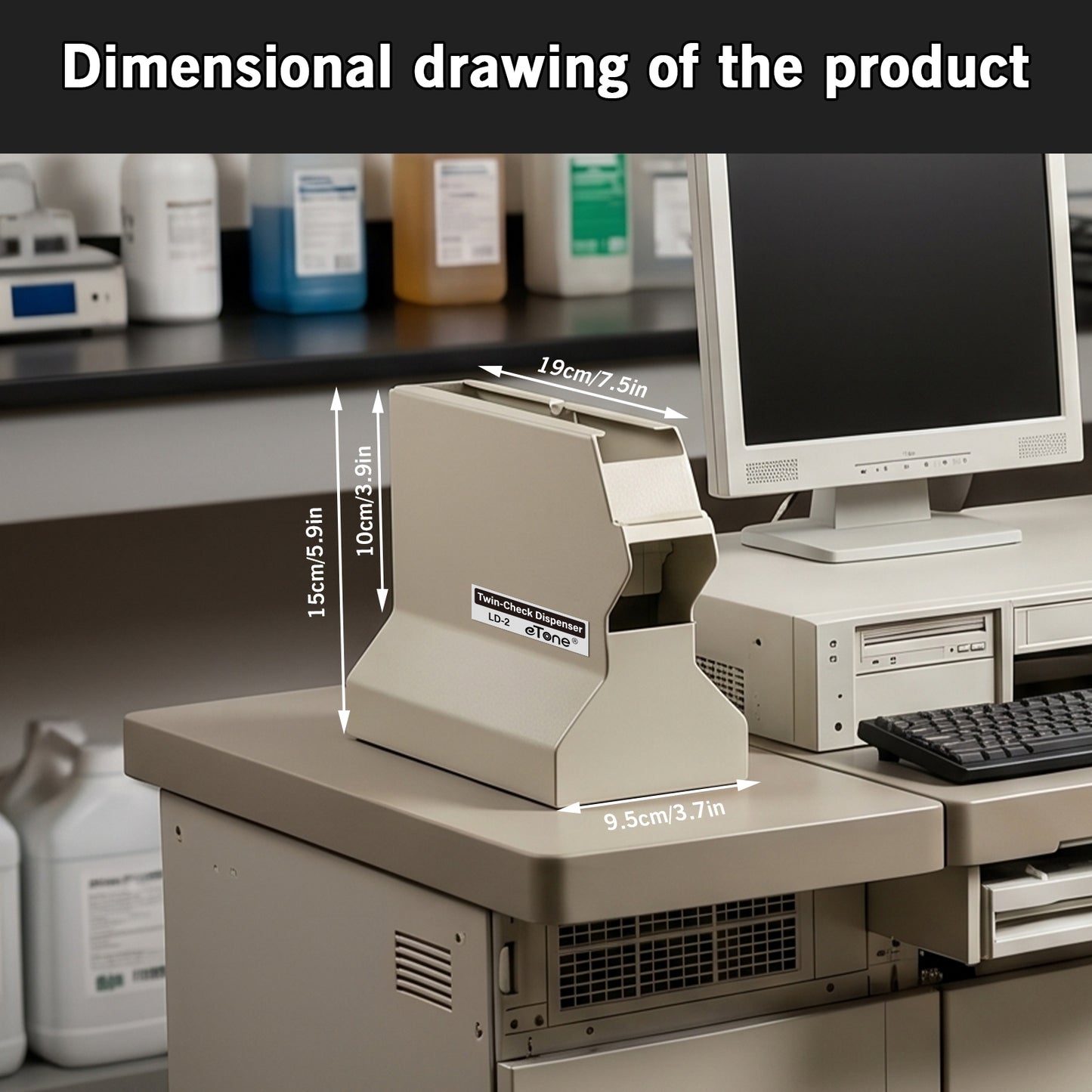 Twin-Check Dispenser / Twin Check Label No.0001-5000 For Noritsu Fuji Film Photo Processing Machine