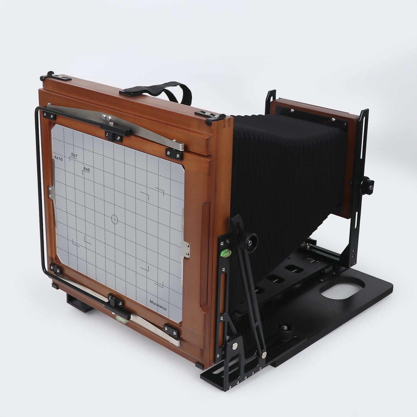 New Munewca 8x10'' Large Format Carbon Fiber Teak Wood Field Folding Film Camera