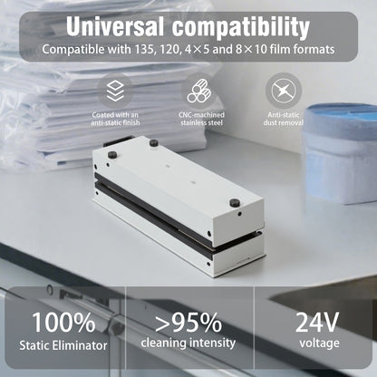 Professional Film Anti-Static Electric Dust Remover Cleaner For 135 120 4x5 8x10 Negative Film