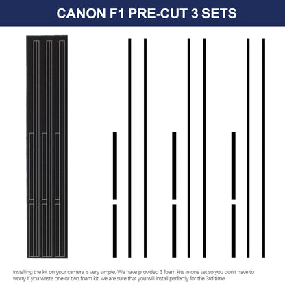 Custom Light Seal Foam Kit fits the Canon F1 F1n Film Cameras High-Density Sponge