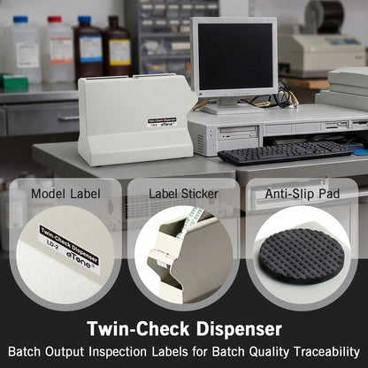 Twin-Check Dispenser / Twin Check Label No.0001-5000 For Noritsu Fuji Film Photo Processing Machine