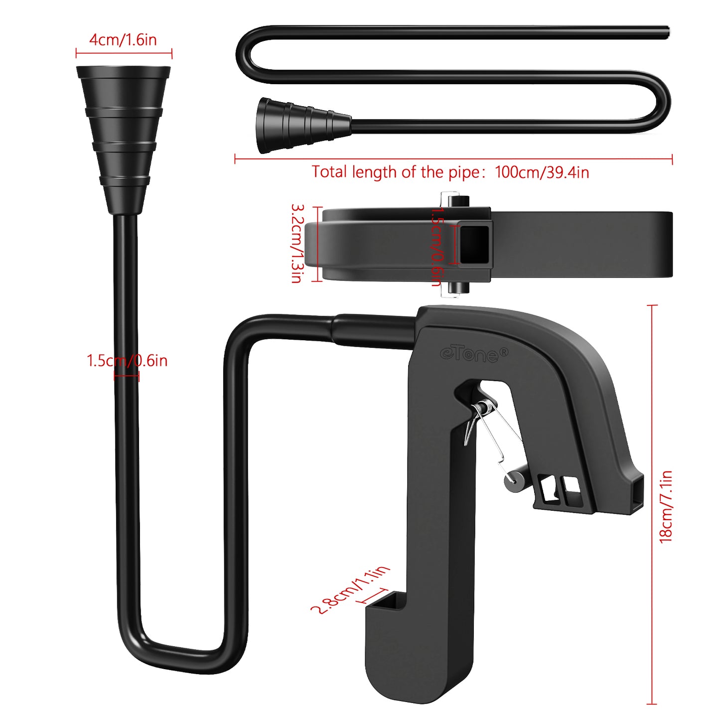 eTone Automatic Tray Dish Siphon For B/W Color Film PhotoPaper Darkroom Developing Processing Equipment
