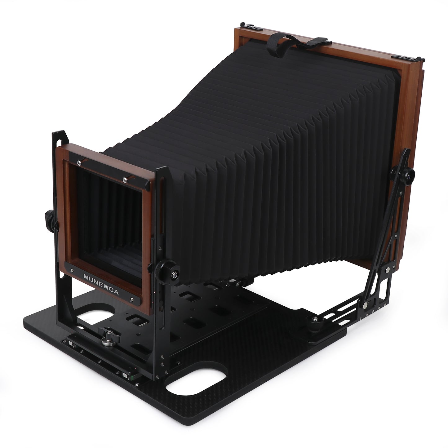 New Munewca 8x10'' Large Format Carbon Fiber Teak Wood Field Folding Film Camera