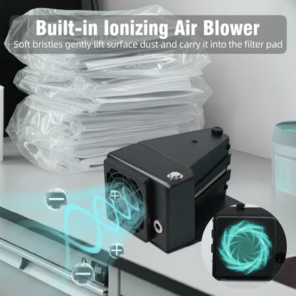 Professional Film Anti-Static Electric Dust Remover Vacuum Cleaner For 120 135 35mm 4x5 (Black)