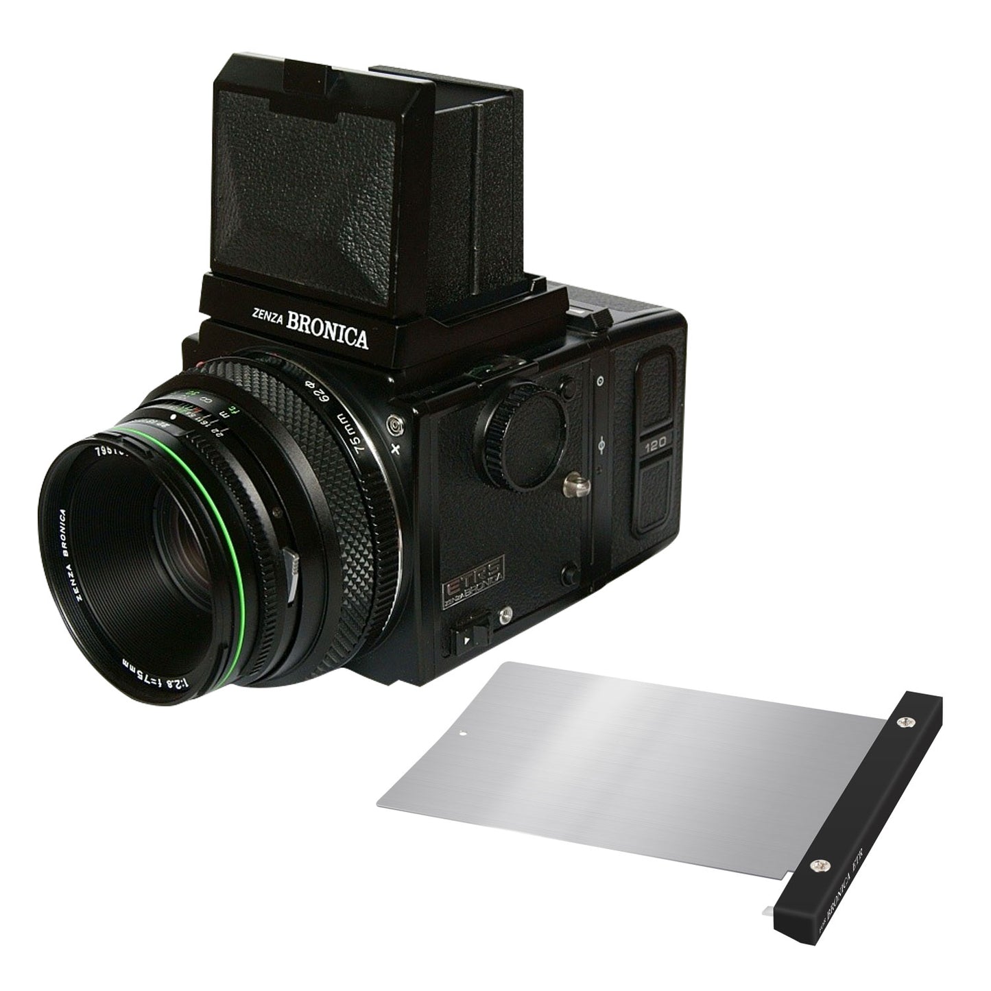Film Back Adapter Dark Slide For Bronica ETR ETRSi ETRS 645 Medium Format Camera