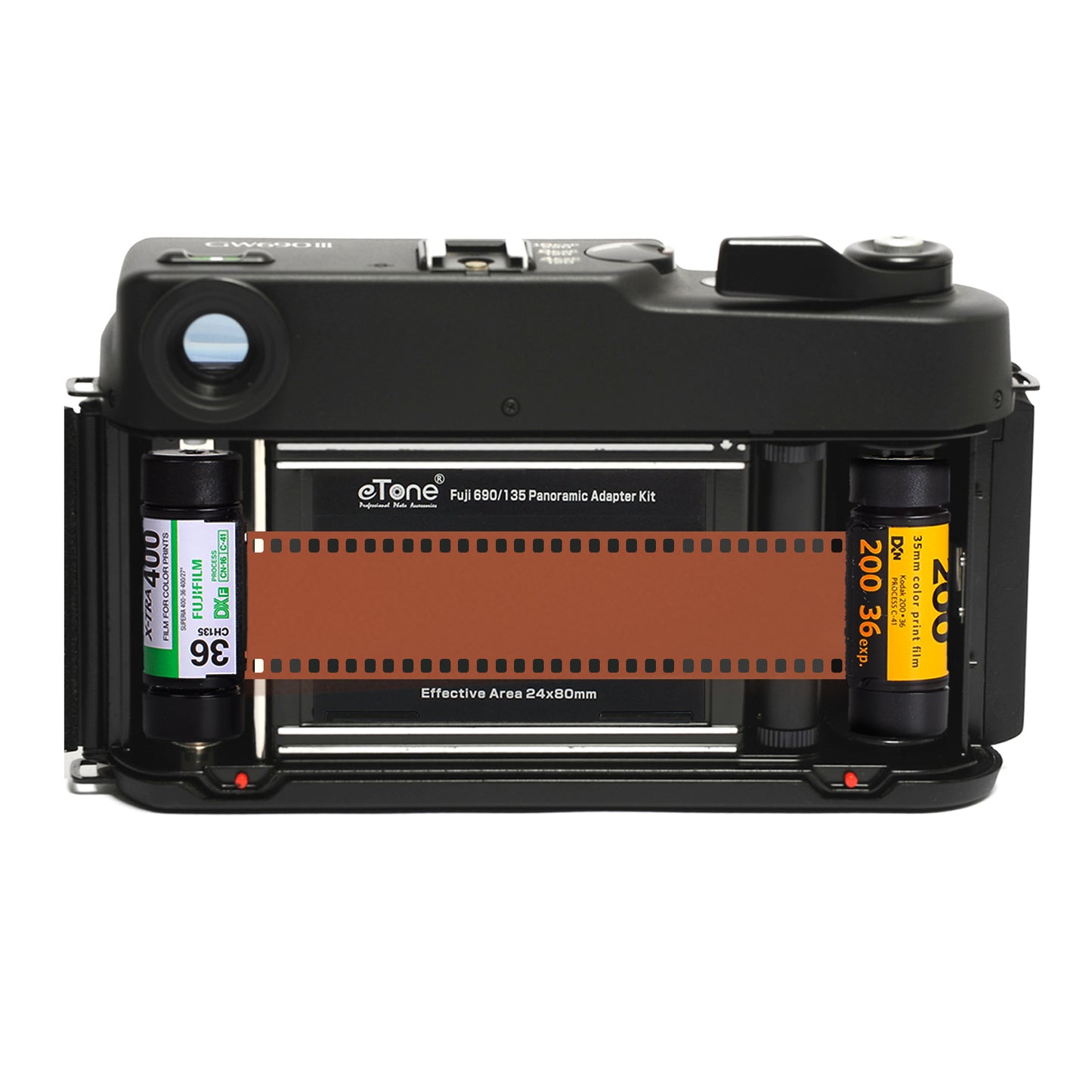 Neues Aadapter-Set für Fujifilm 690 6 x 9 Kamera 120 bis 135 Film Mittelformat Film Foto