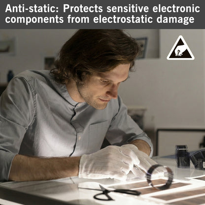 6 Pairs Darkroom Anti-Static Dust-Proof Gloves For Darkroom Photo Film Developing Processing （12pcs）