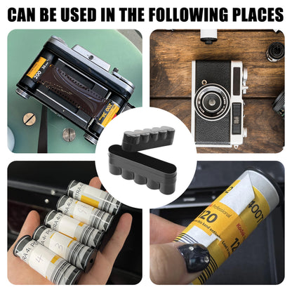 Hard Plastic Film Container Storage Case Box For 5 rolls 120 B/W Color Medium Format Film