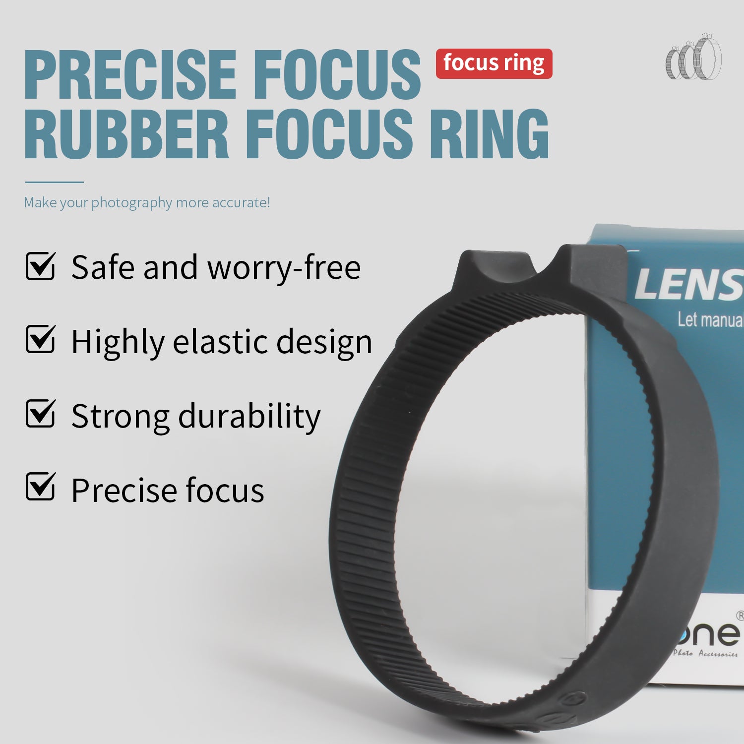 Following Focus Gear Ring Lens Focus Tab Focus Ring For SLR DSLR Lens eTone - Professional Photo Accessories Following Focus Gear Ring Lens Focus Tab Focus Ring For SLR DSLR Lens eTone - Professional Photo Accessories