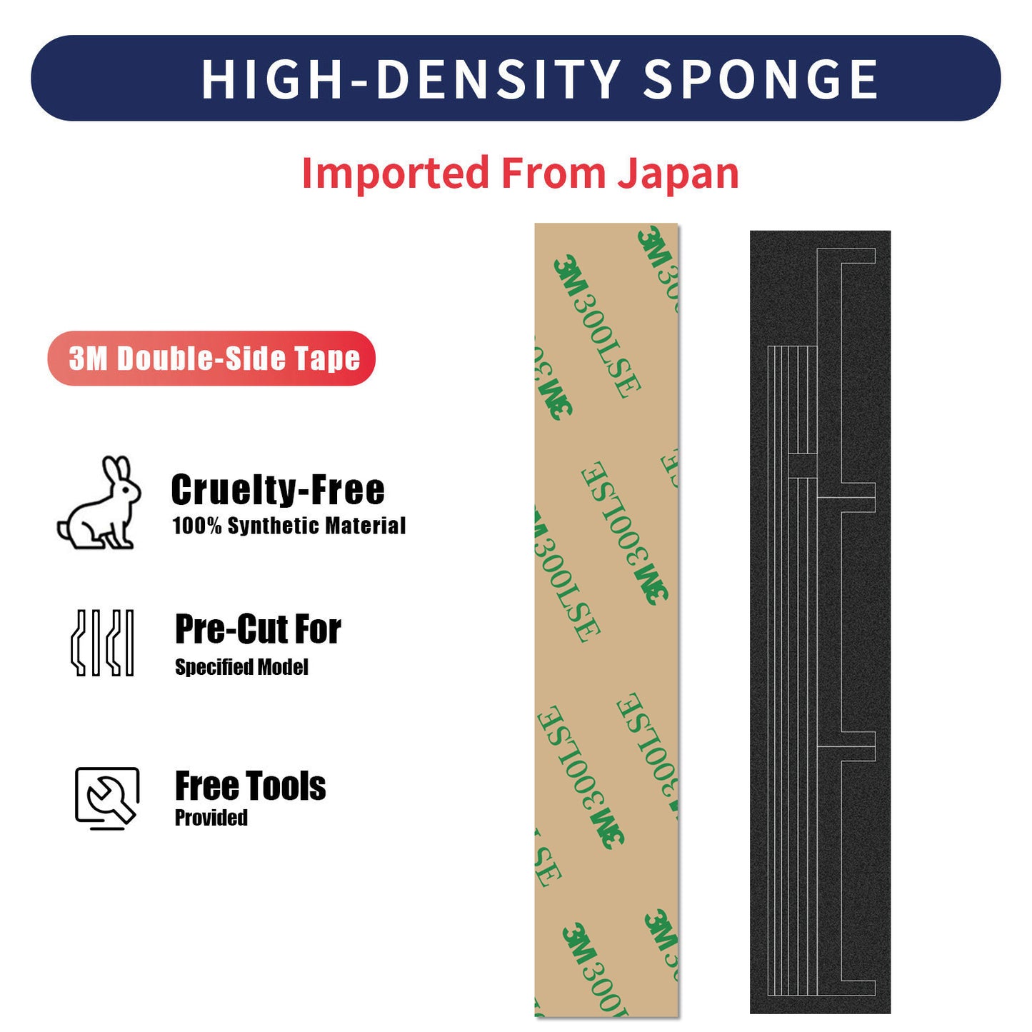 Self Adhesive Repair Pre-cut Custom Light Seal Foam Sponge Kits For Minolta CLE Film Camera