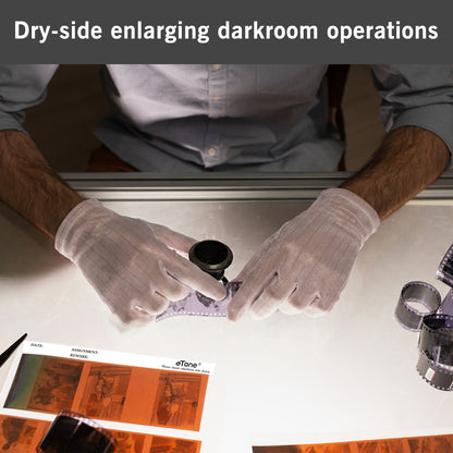 6 Pairs Darkroom Anti-Static Dust-Proof Gloves For Darkroom Photo Film Developing Processing （12pcs）
