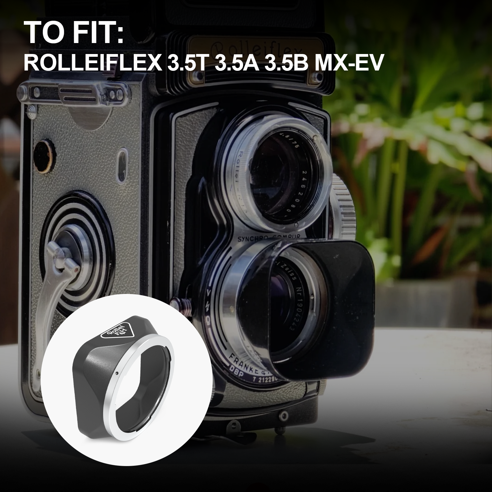 Bay Lens Hood Shade For Rolleiflex MX-EV Minolta - Main Image